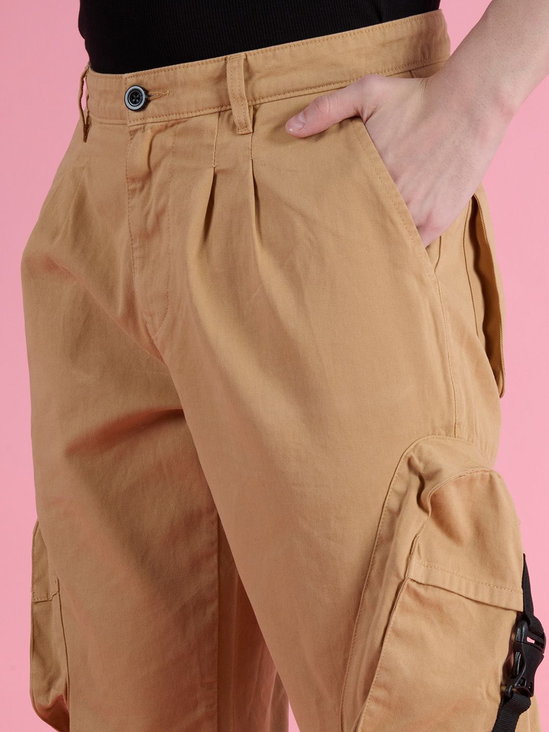 Bene Kleed Men Classic Straight Fit High-Rise Chinos Trousers