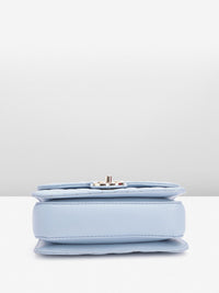 DressBerry Structured Quilted Satchel Bag