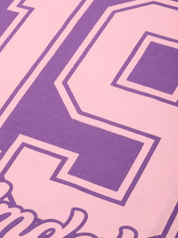 DILLINGER Varsity Printed Oversized Pure Cotton T-shirt