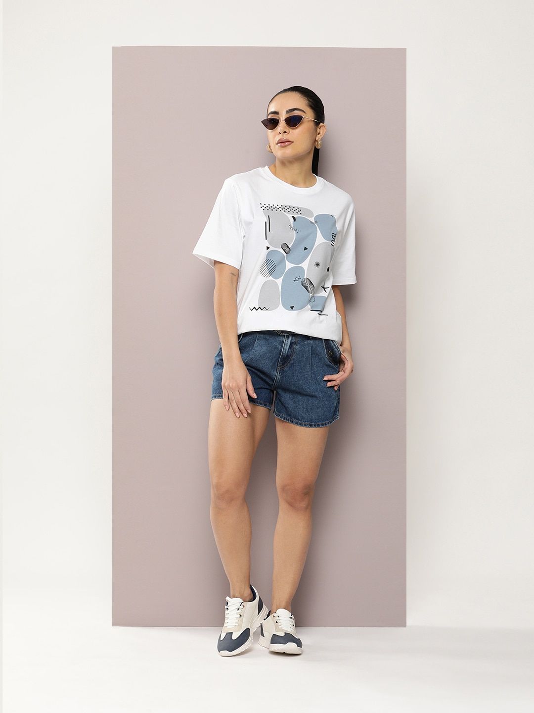 DILLINGER Graphic Printed Oversized Pure Cotton T-Shirt