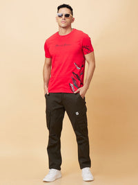 Being Human Men Printed Cut Outs T-shirt