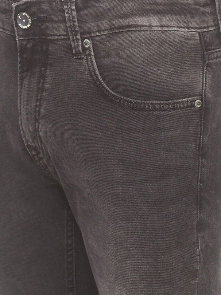 SPYKAR Men Black Skinny Fit Low-Rise Light Fade Jeans