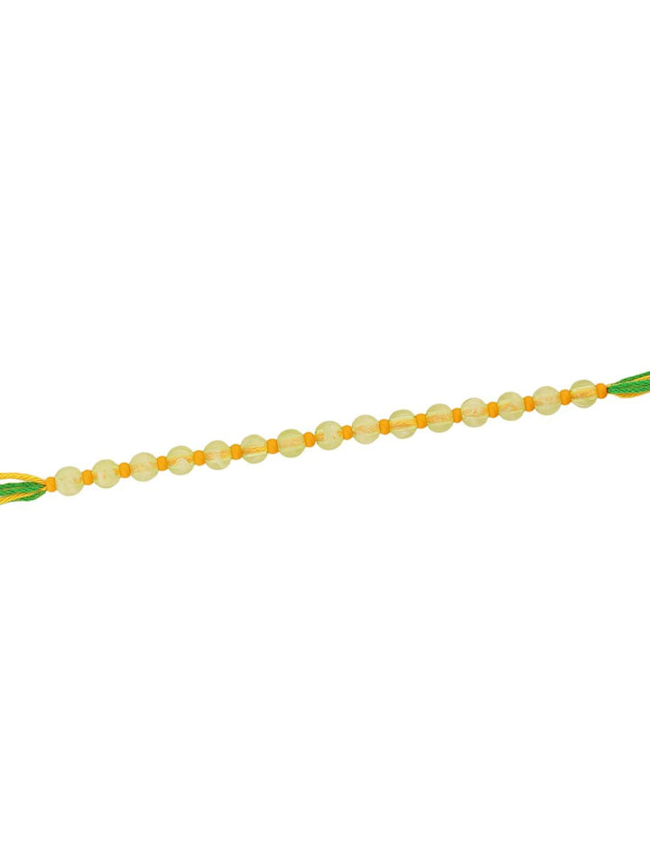 Voylla Sunshine Beaded Bhaiya Bhabhi Rakhi