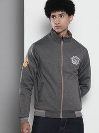 The Indian Garage Co Men Zip-Front Reversible Bomber Jacket