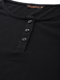 DressBerry Women Black Solid Crop Top