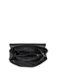 ZOUK Striped Structured Jute Handheld Bag