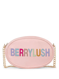 Berrylush Structured Applique Sling Bag