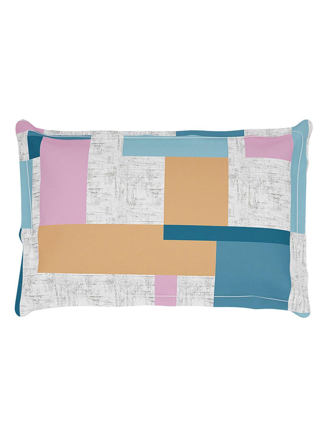 Story@home Multicoloured 180 TC Single Bedsheet with 1 Pillow Cover