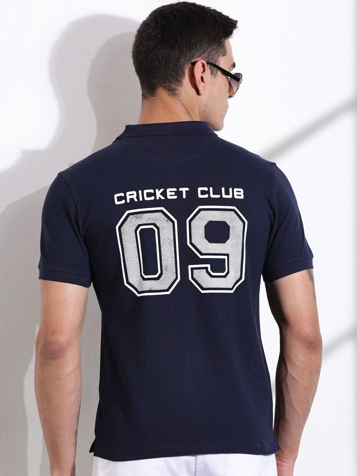 Thomas Scott Men Solid Polo Collar Cotton T-shirt