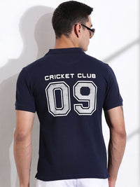 Thomas Scott Men Solid Polo Collar Cotton T-shirt