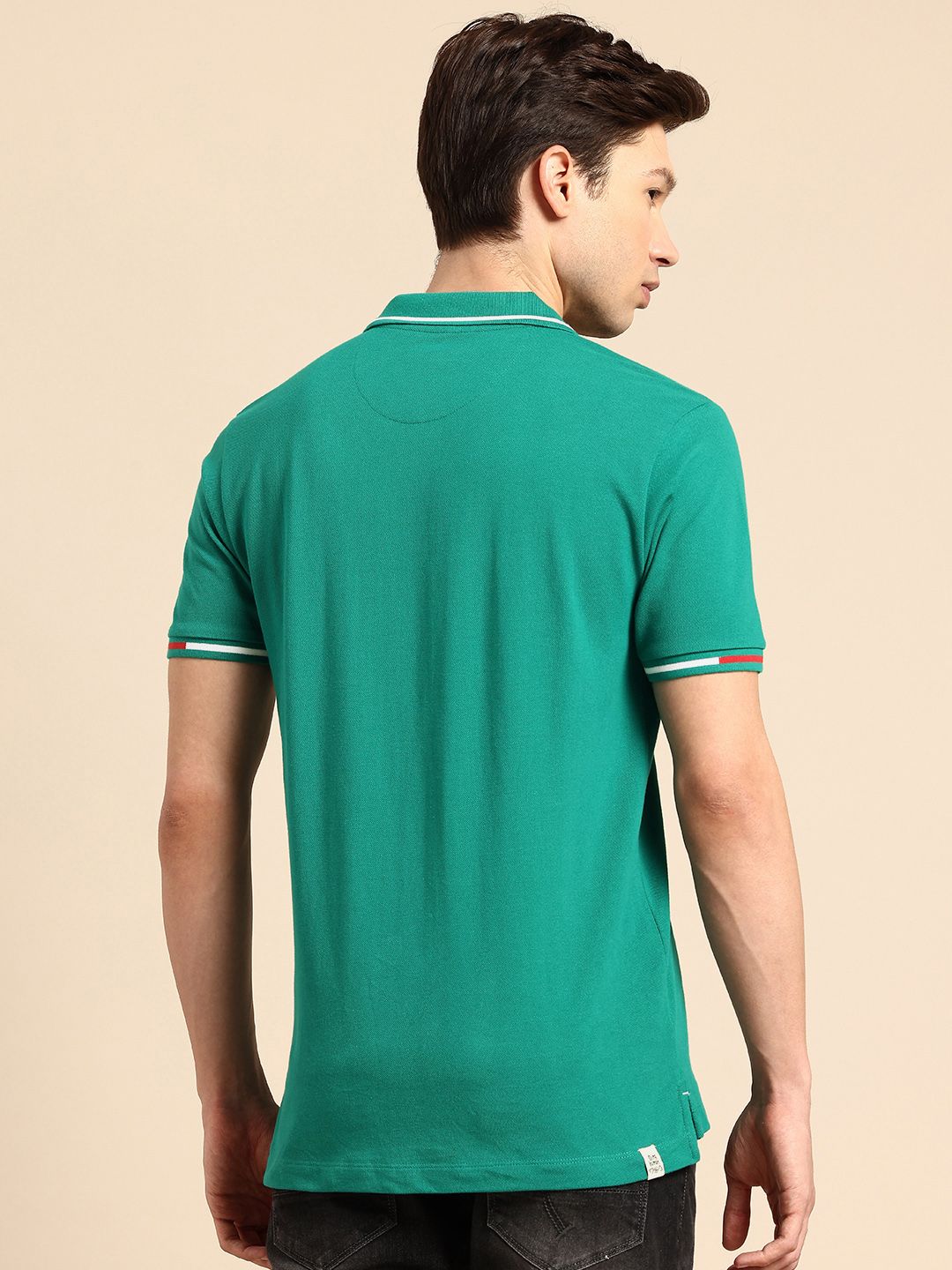 Being Human Polo Collar Pure Cotton T-shirt