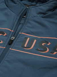 The Indian Garage Co Men Typographic Print Zip-Front Biker Jacket