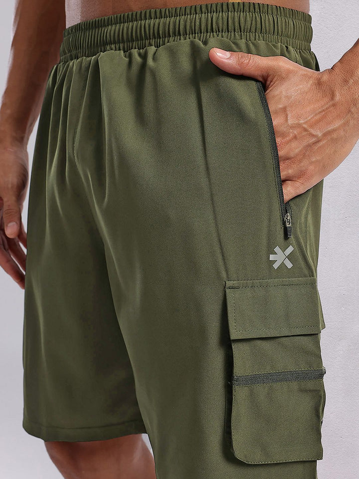 HRX by Hrithik Roshan Men Training Shorts with Utility Pockets