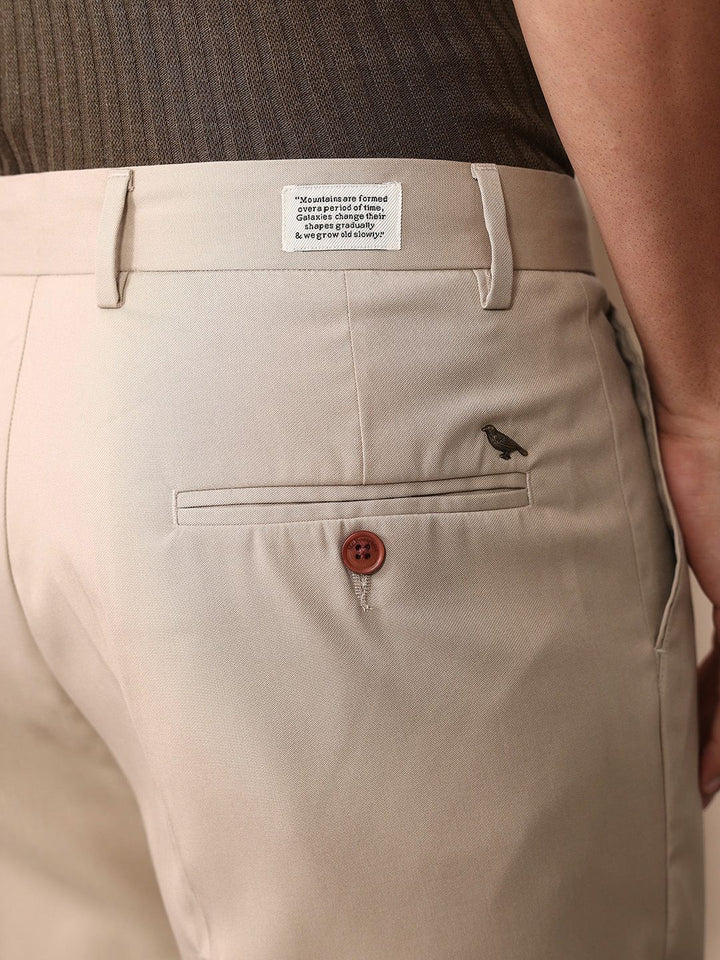 Mr Bowerbird Men Tailored Fit Vintage Pleated Trousers