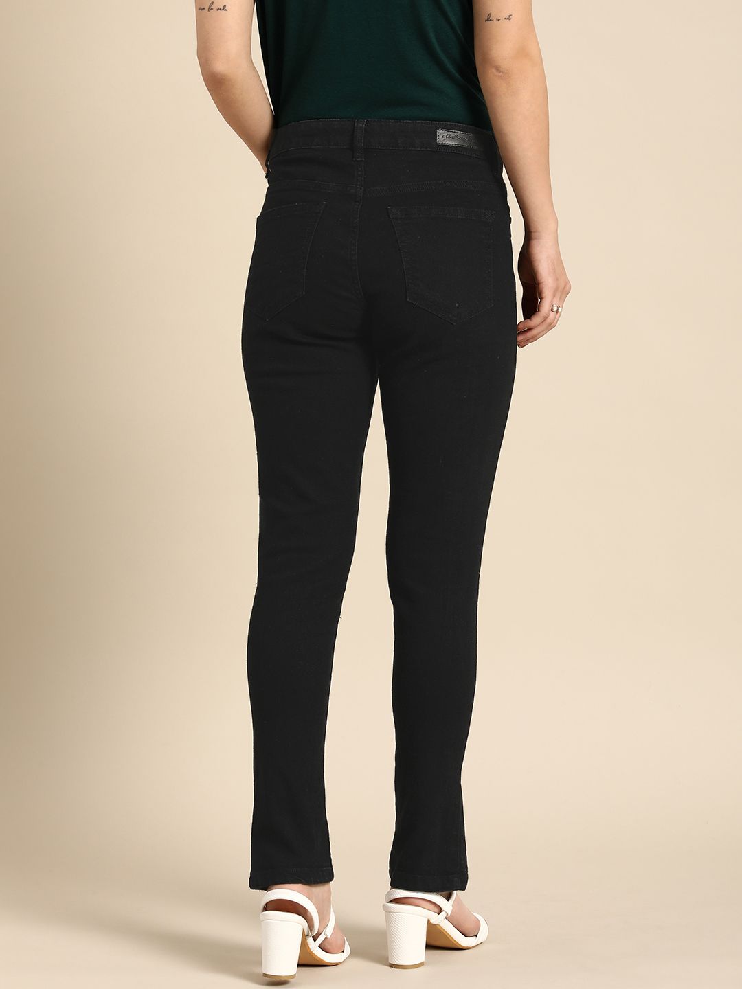 all about you Women Skinny Fit Mid-Rise Stretchable Jeans