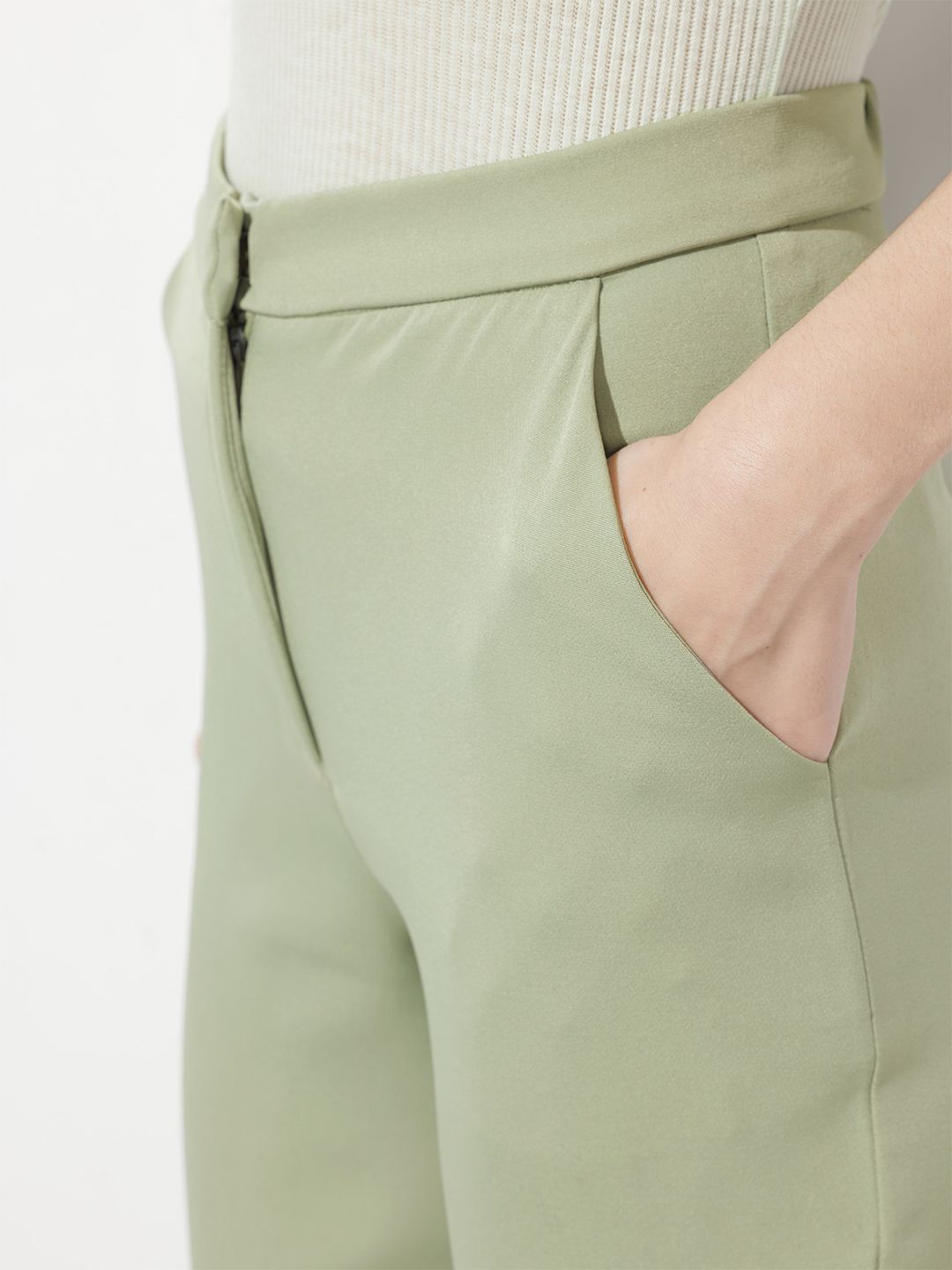 DressBerry Women "Throw On-n-Go" Slim Fit Trousers