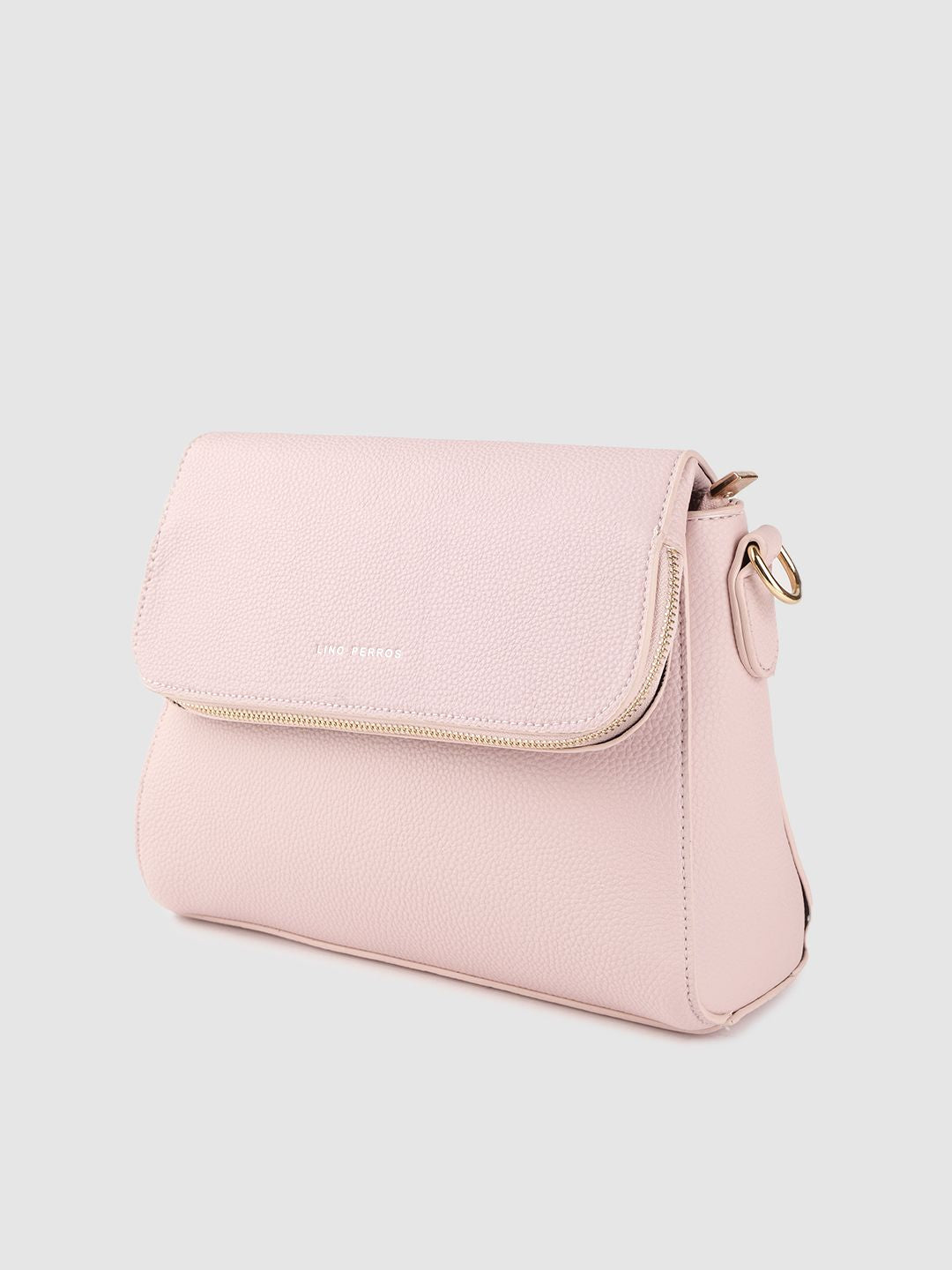 Lino Perros Pink Solid Shoulder Bag
