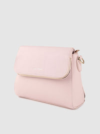 Lino Perros Pink Solid Shoulder Bag
