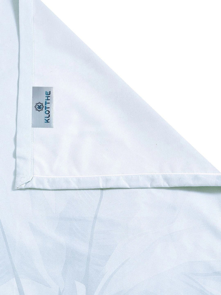 Moda Rapido X KLOTTHE Blue Floral 400 TC King Bedsheet with 2 Pillow Covers