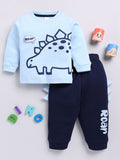 Moms Love Infant Boys Pure Cotton Printed T-shirt & Jogger