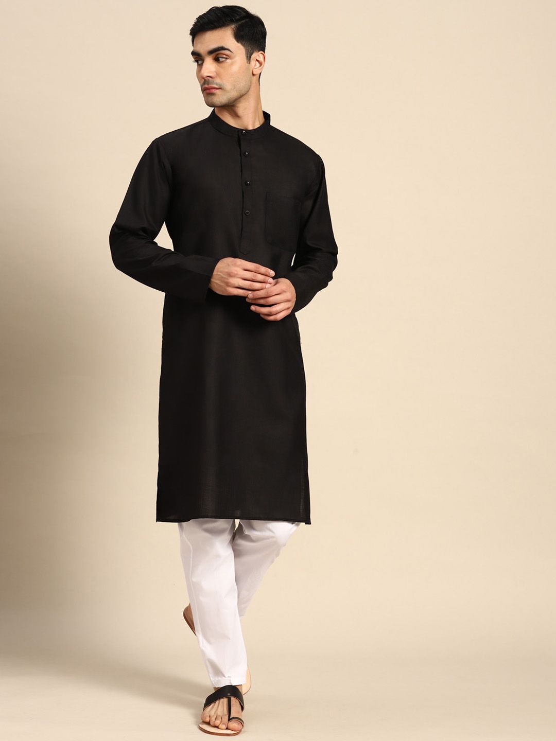 Anouk Men Pure Cotton Kurta With Pyjamas