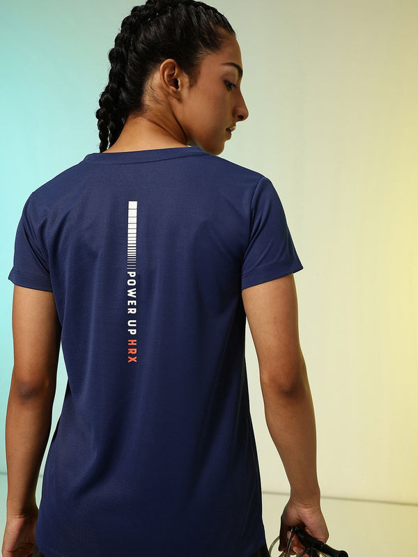 HRX by Hrithik Roshan Being Local Brand Logo Printed Training or Gym T-shirt