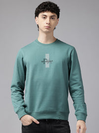 Park Avenue Slim Fit Printed Sweatshirt