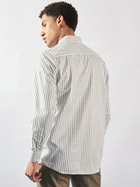 DENNISON Men Smart Micro Checks Formal Shirt