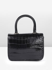 DressBerry Miniature Animal Textured Satchel