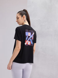 HRX by Hrithik Roshan Women Brand Logo Printed T-shirt