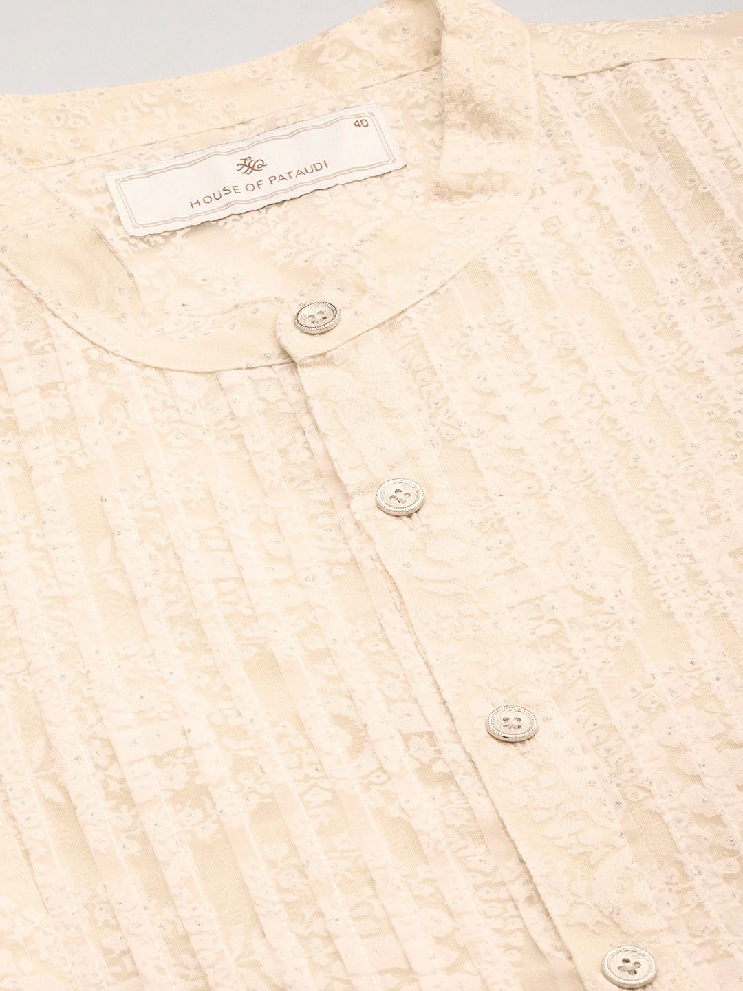 House of Pataudi Ethnic Motifs Embroidered Jashn Kurta