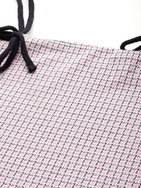 DressBerry Checked Drop-Waist Mini Dress