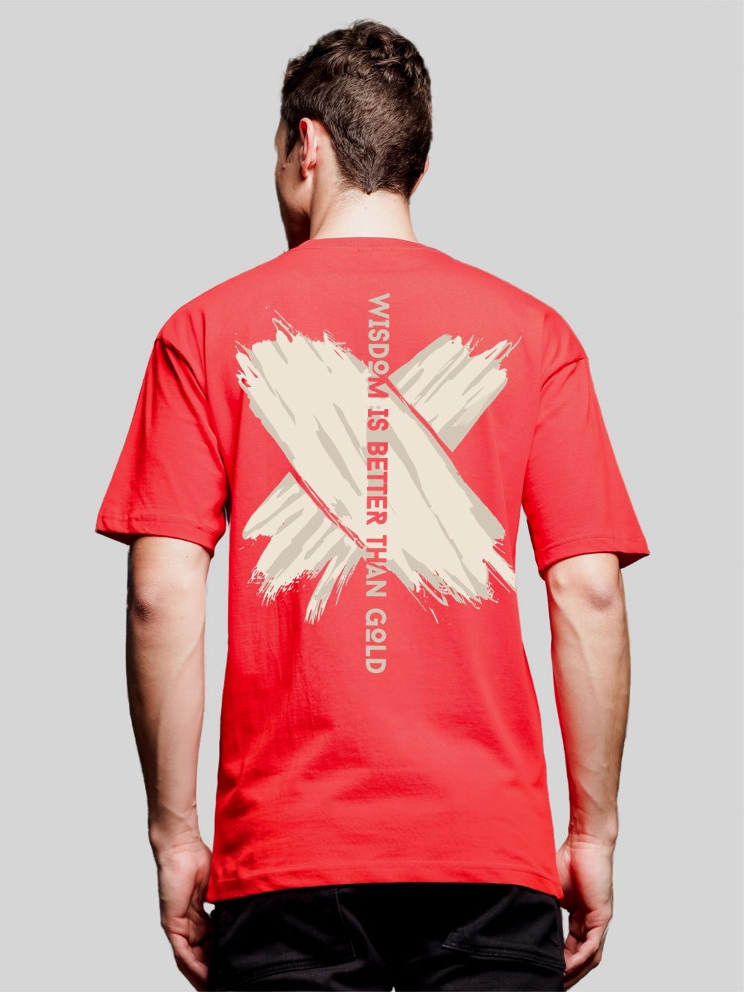 ADRO Men Raw Edge T-shirt