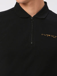 Being Human Men Polo Collar Solid T-shirt