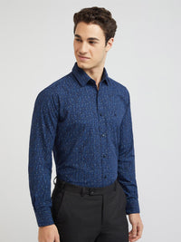 Raymond Men Slim Fit Micro Ditsy Printed Pure Cotton Casual Shirt