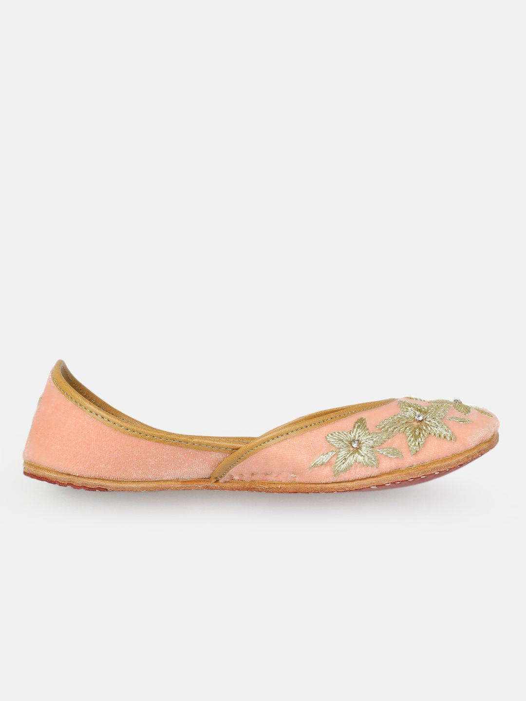 House of Pataudi Women Embellished Mojaris