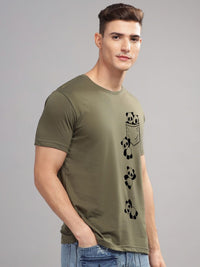 ADRO Men Printed Pockets T-shirt