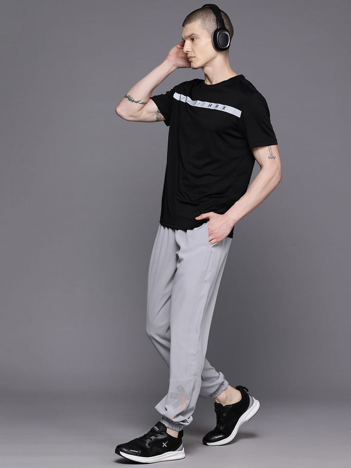 HRX by Hrithik Roshan Men Printed Detail Running Rapid-Dry Joggers
