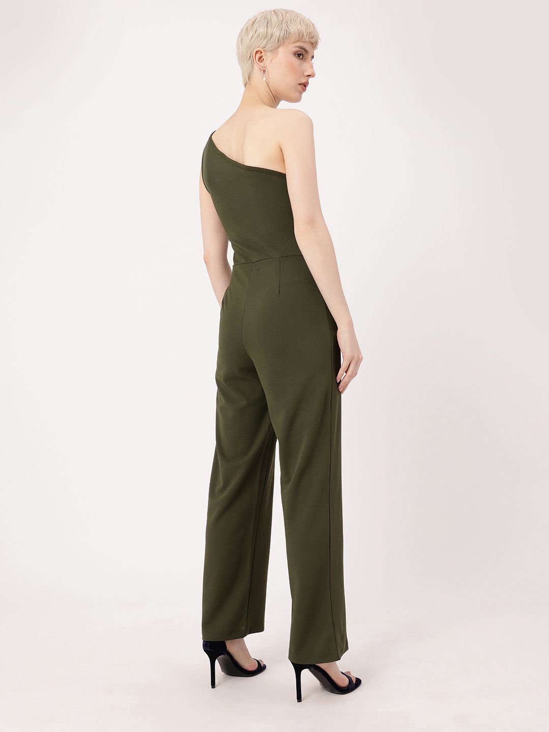 DressBerry Peek-A-Chic Asymmetry Basic Jumpsuit