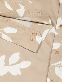 Thomas Scott Premium Slim Fit Floral Printed Full Sleeves Cotton Shirt