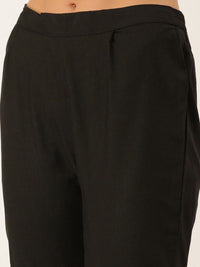 KALINI Woven Design Kurta with Trousers