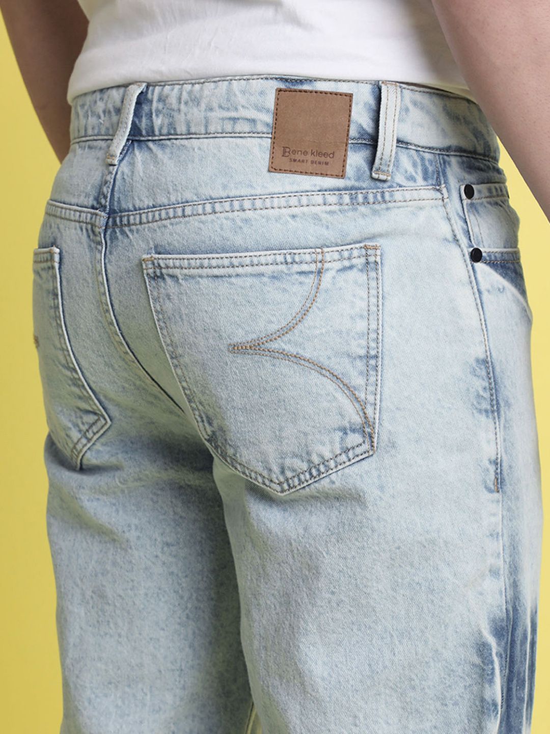 Bene Kleed Men Relaxed Light Shade Jeans