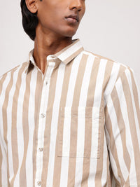 ether Men Classic Pure Cotton Striped Shirt