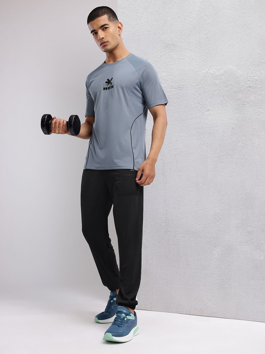 HRX by Hrithik Roshan Men Mid-Rise Rapid-Dry Training Joggers