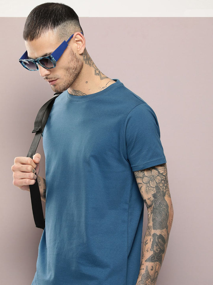 DILLINGER Men Solid Regular Fit T-shirt