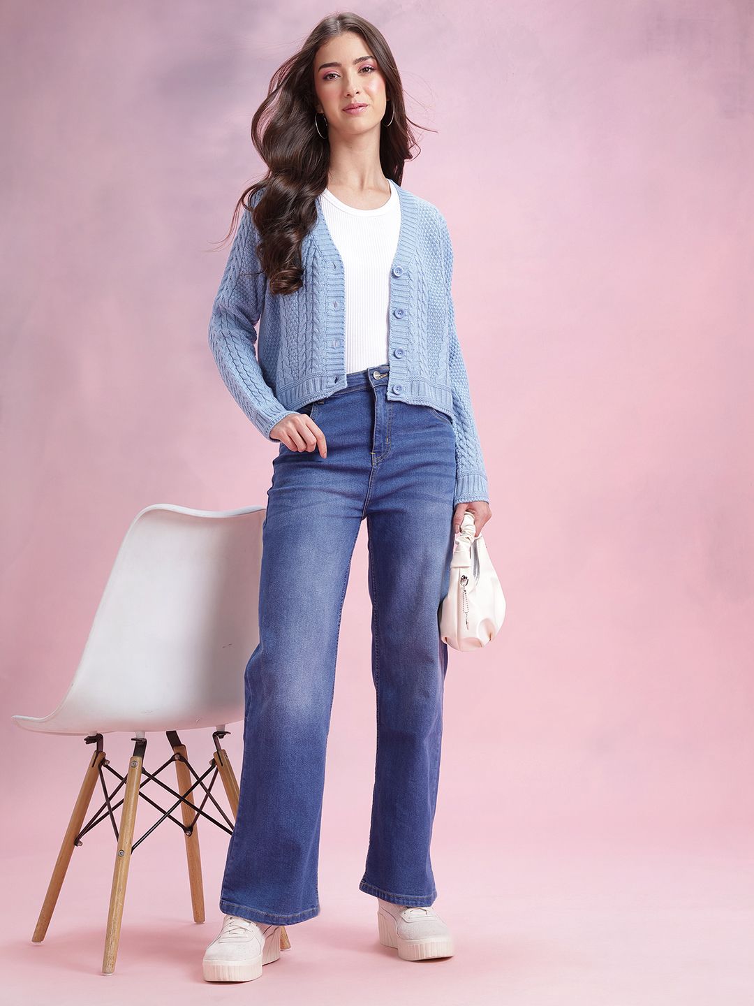 DressBerry Cable Knit Cardigan