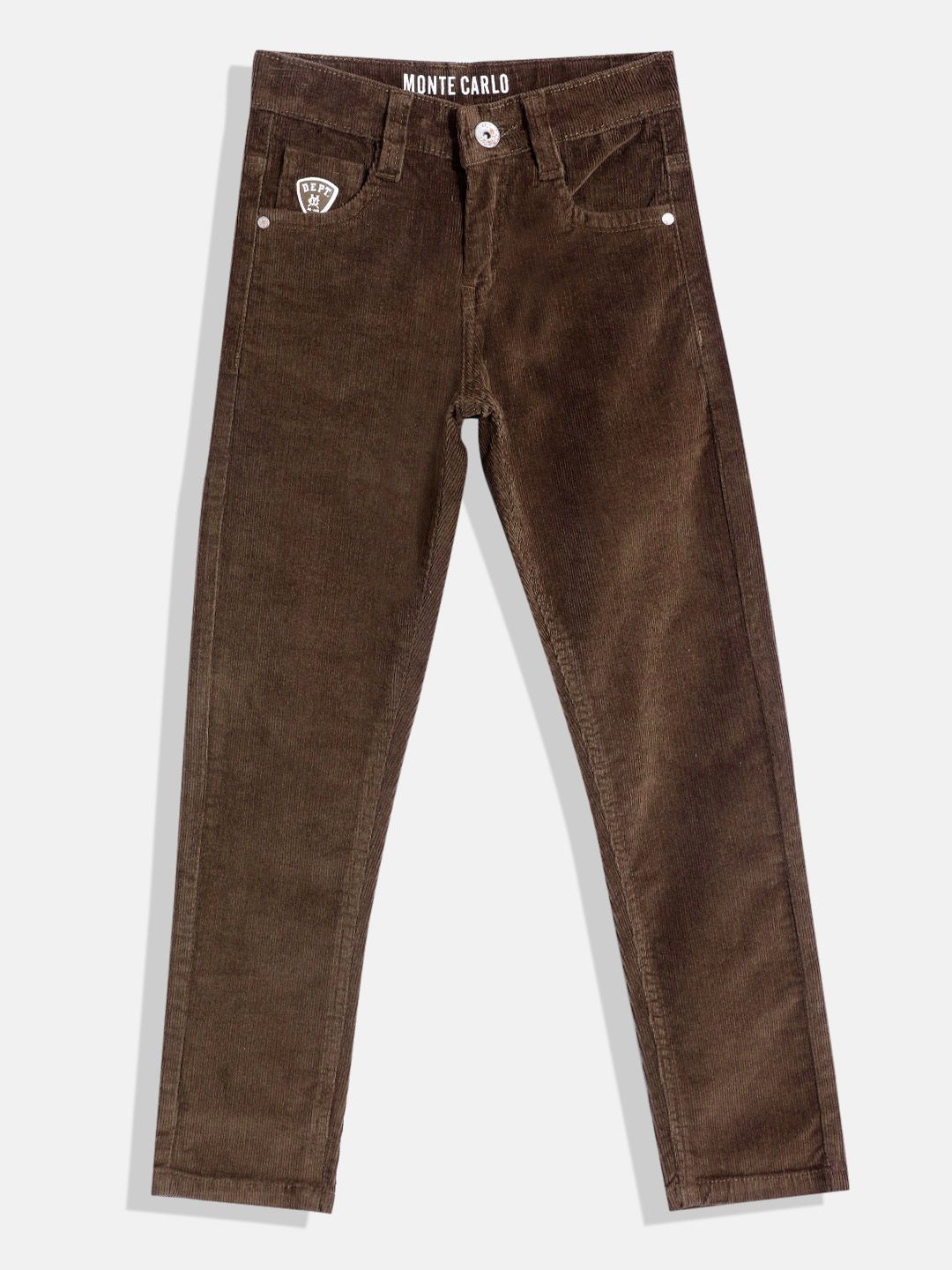 Monte Carlo Boys Slim Fit Corduroy Trousers