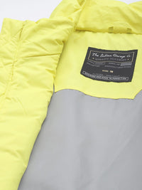 The Indian Garage Co Men Zip-Front Puffer Jacket with Zip Pockets