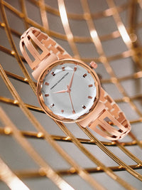 French Connection Women Stainless Steel Bracelet Style Straps Analogue Watch FCN053B