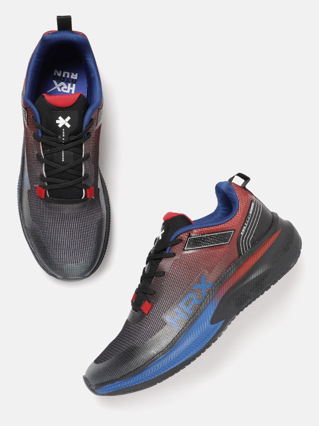 HRX by Hrithik Roshan Men Woven Design Round-Toe Pickleball Shoes